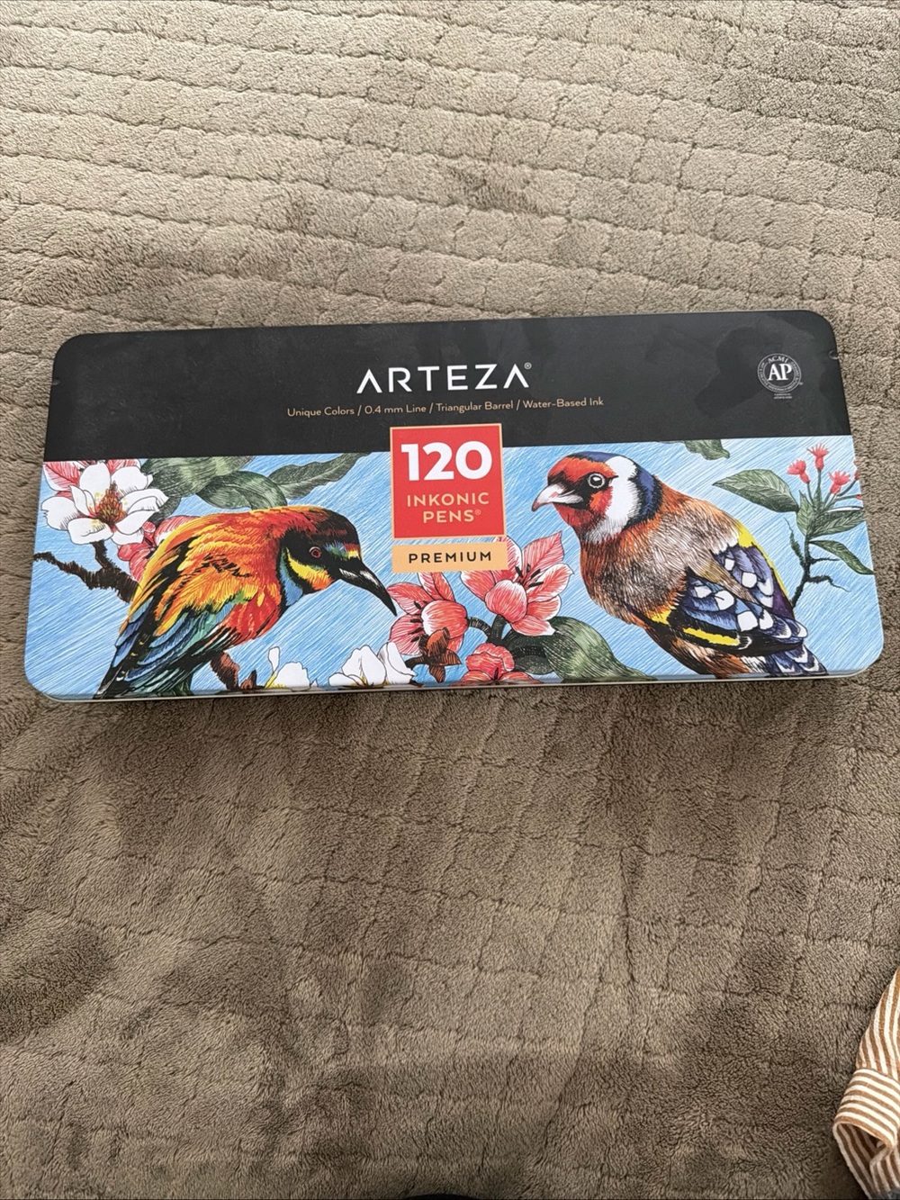 Arteza 120 Inkonic Pens Premium Tin - Multicolor